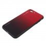 Kryt se skleněnou zadní stranou pro iPhone 7 Plus / 8 Plus - červený