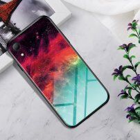 Kryt se skleněnou zadní stranou pro iPhone XR - barevná mlhovina