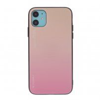 Kryt se skleněnou zadní stranou pro iPhone 11 - růžovozlatý