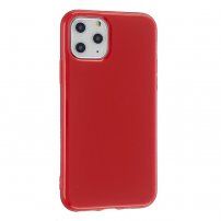 Lesklý kryt z měkkého plastu pro iPhone 11 - červený