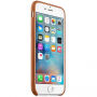 Originální kožený kryt pro Apple iPhone 6S Plus - sedlově hnědý