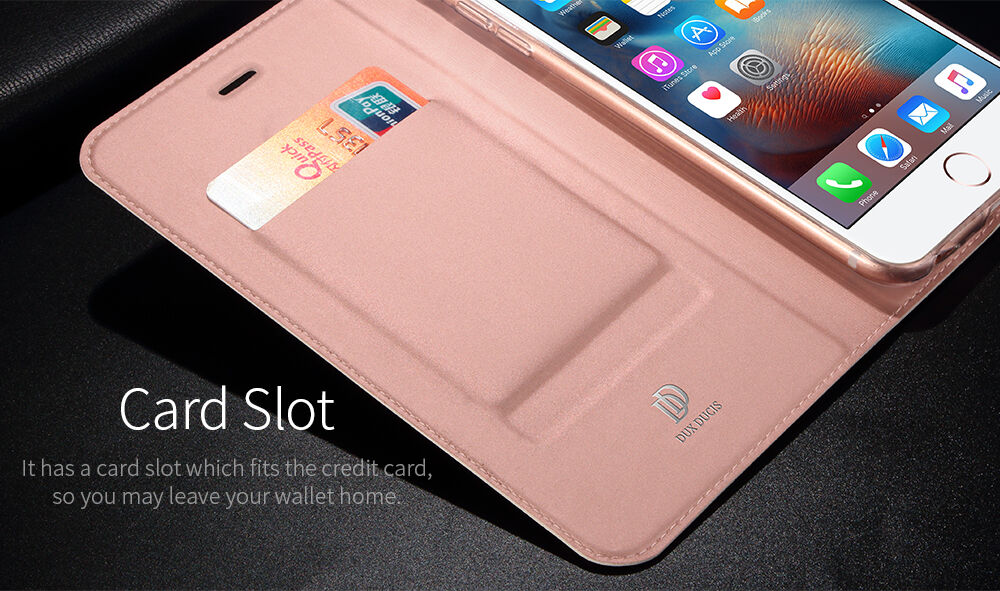 Dux Ducis flipové pouzdro pro iPhone 6 Plus / 6S Plus - tmavě šedé