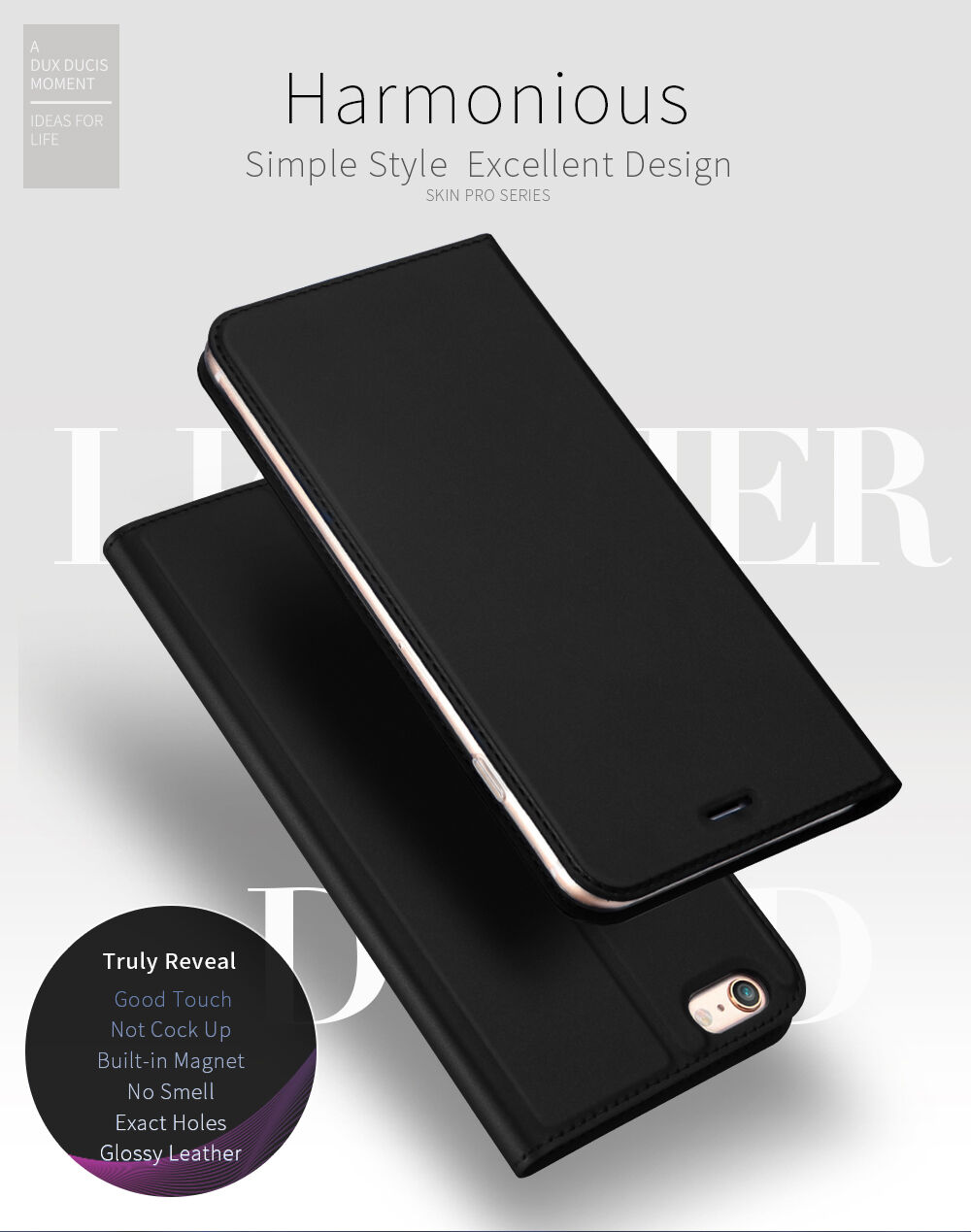 Dux Ducis flipové pouzdro pro iPhone 6 / 6S - černé
