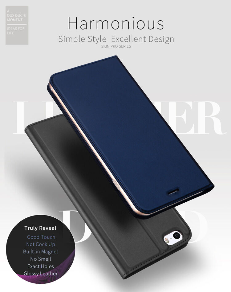 Dux Ducis flipové pouzdro pro iPhone 5 / 5S / SE (2016) - tmavě modré
