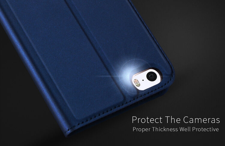 Dux Ducis flipové pouzdro pro iPhone 5 / 5S / SE (2016) - tmavě modré