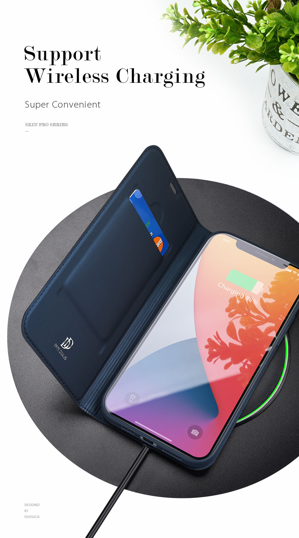 Dux Ducis flipové pouzdro pro iPhone 12 Pro Max - černé