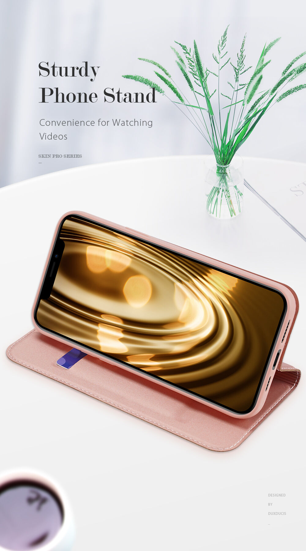 Dux Ducis flipové pouzdro pro iPhone 12 Pro Max - černé