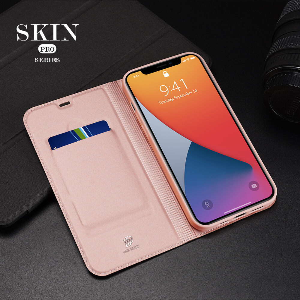 Dux Ducis flipové pouzdro pro iPhone 12 Pro Max - černé Dux Ducis flipové pouzdro pro iPhone 12 Pro Max - černé