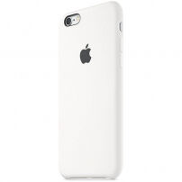 Originální silikonový kryt pro Apple iPhone 6S Plus - bílý