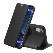 Dux Ducis peněženkové pouzdro pro iPhone XR - černé
