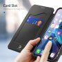 Dux Ducis peněženkové pouzdro pro iPhone XR - černé