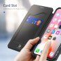 Dux Ducis peněženkové pouzdro pro iPhone XS Max - černé