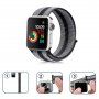 Nylonový řemínek s proužky pro Apple Watch Ultra 49mm / 46mm / 45mm / 44mm / 42mm - šedočerný