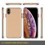 Transparentní kryt se strukturou plástve pro iPhone XS Max - černý