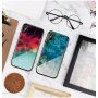 Kryt se skleněnou zadní stranou pro iPhone X / XS - barevná mlhovina