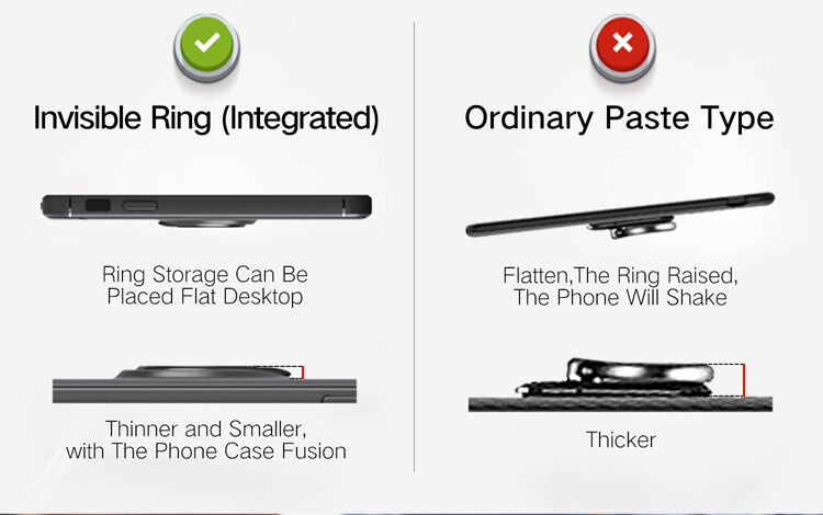 Kryt s kovovým stojánkem vhodný do magnetických držáků pro iPhone 5 / 5S / SE (2016) - červený