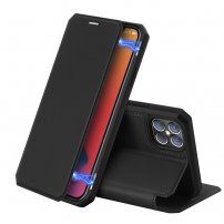 Dux Ducis peněženkové pouzdro pro iPhone 12 Pro Max - černé
