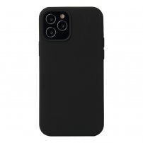 Silikonový kryt pro iPhone 12 Pro Max - černý