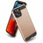 Odolný kryt pro iPhone 12 Pro Max - broušená textura - zlatý