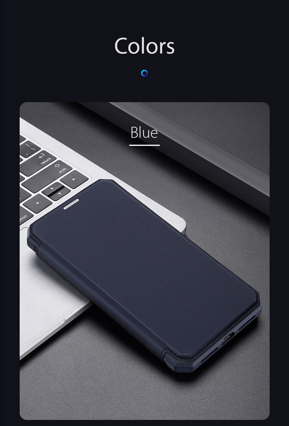 Dux Ducis peněženkové pouzdro pro iPhone 7 / 8 / SE (2020/2022) - černé