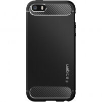 Spigen odolný kryt Armor pro Apple iPhone SE (2016) / 5S / 5 - černý