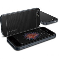 Spigen Neo odolný kryt pro Apple iPhone SE (2016) / 5S / 5 - černý