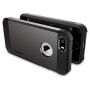 Spigen Armor odolný tenký kryt pro Apple iPhone SE (2016) / 5S - kovově břidlicový