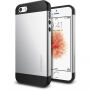Spigen tenký ochranný Armor kryt pro Apple iPhone SE (2016) / 5S /5 - stříbrný