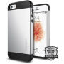 Spigen tenký ochranný Armor kryt pro Apple iPhone SE (2016) / 5S /5 - stříbrný