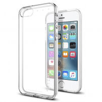 Spigen Liquid praktický kryt pro Apple iPhone SE (2016) / 5S - čirý