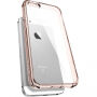 Spigen ultra-tenký odolný kryt Apple iPhone SE (2016) / 5S / 5 - čirý s růžovým rámečkem