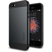 Spigen tenký ochranný Armor kryt pro Apple iPhone SE (2016) / 5S - černý