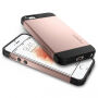Spigen tenký ochranný Armor kryt pro Apple iPhone SE (2016) / 5S / 5 - růžový černý