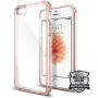Spigen Crystal Shell ochranný polykarbonátový kryt pro Apple iPhone SE (2016) / 5S - čirý růžový