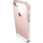 Spigen Crystal Shell ochranný polykarbonátový kryt pro Apple iPhone SE (2016) / 5S - čirý růžový