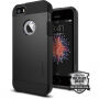 Spigen Armor odolný tenký kryt pro Apple iPhone SE (2016) / 5S - černý