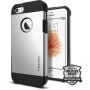 Spigen Armor odolný tenký kryt pro Apple iPhone SE (2016) / 5S - stříbrný