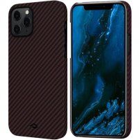 Pitaka MagEZ kryt pro iPhone 12 Pro Max - černočervený