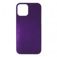 Pogumovaný matný kryt pro iPhone 12 mini - fialový