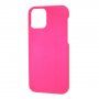 Pogumovaný matný kryt pro iPhone 12 Pro - fuchsiový