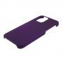 Pogumovaný matný kryt pro iPhone 12 Pro - fialový
