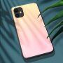 Kryt se skleněnou zadní stranou pro iPhone 12 / 12 Pro - růžovozlatý