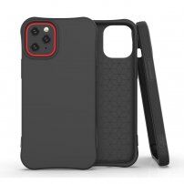 Matný měkký kryt pro iPhone 12 mini - černý