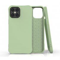 Matný měkký kryt pro iPhone 12 Pro Max - světle zelený