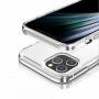 Transparentní kryt s ochranou fotoaparátu pro iPhone 12 / 12 Pro - čirý