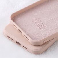 X-Level hladký silikonový kryt pro iPhone 12 Pro Max - pískově růžový