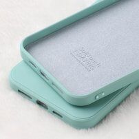 X-Level hladký silikonový kryt pro iPhone 12 Pro Max - světle modrý