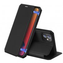 Dux Ducis peněženkové pouzdro pro iPhone 12 mini - černé