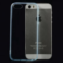 Ultratenký 0,5 mm obal pro Apple iPhone 5 / 5S / SE (2016) - modrý