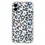 Kryt s leopardím vzorem pro iPhone 11 - modrý